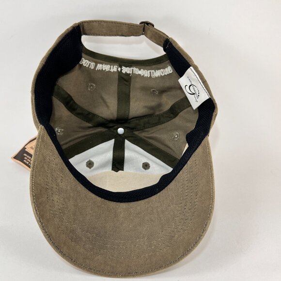 John Deere Strap Back Cap Hat Olive Green Baseball Outdoor Equipment Logo Mens - Picture 10 of 15